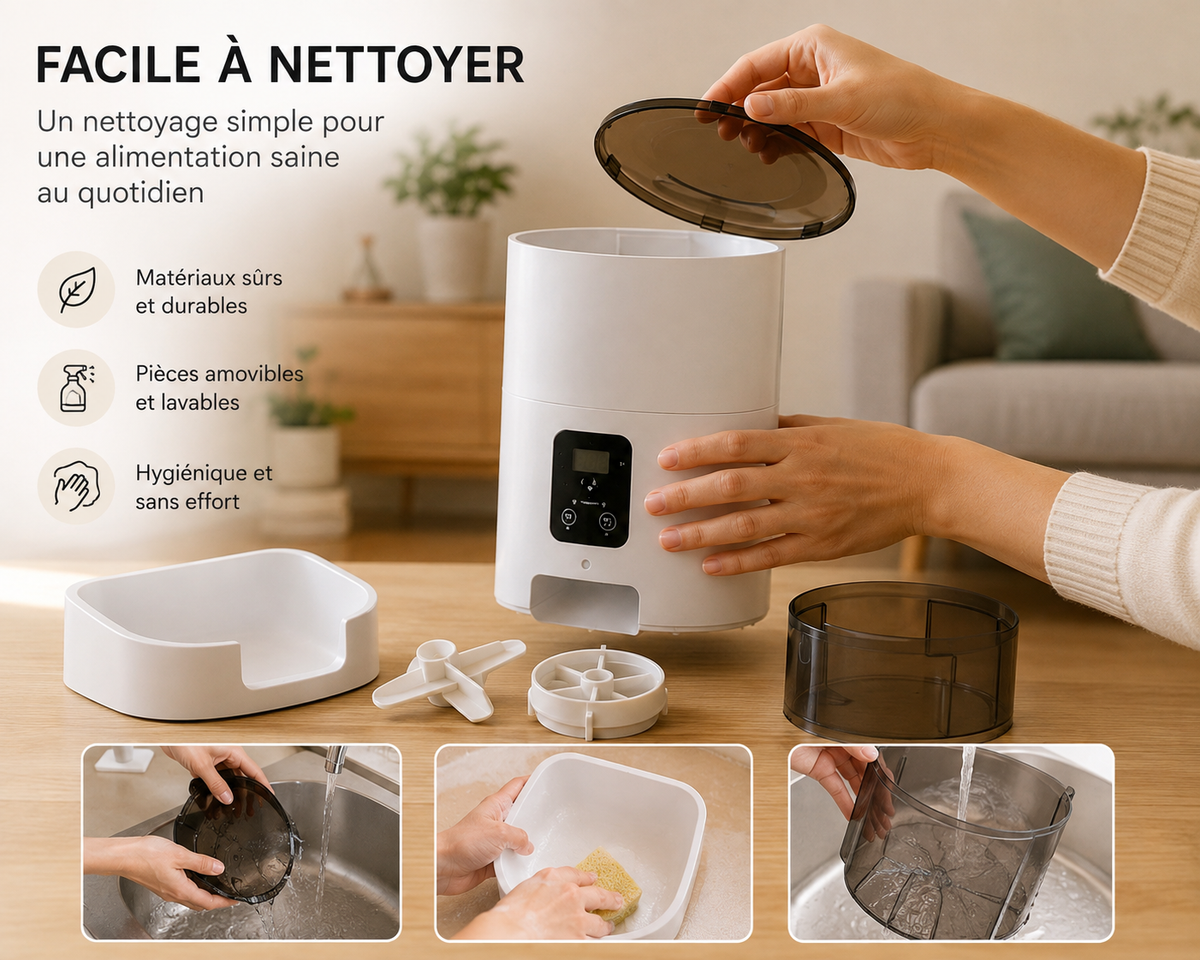 Distributeur automatique de croquettes Wi-Fi 4L